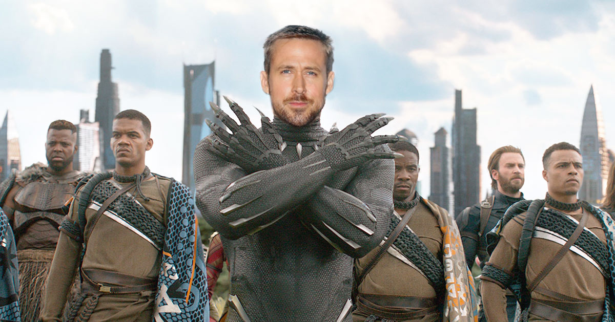 Black Panther 2 Ryan Gosling Remplace Chadwick Boseman Et Sera T Challa